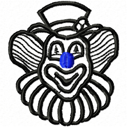 Joker Clowns Embroidery Design 2 Joker Clowns Embroidery Design 2